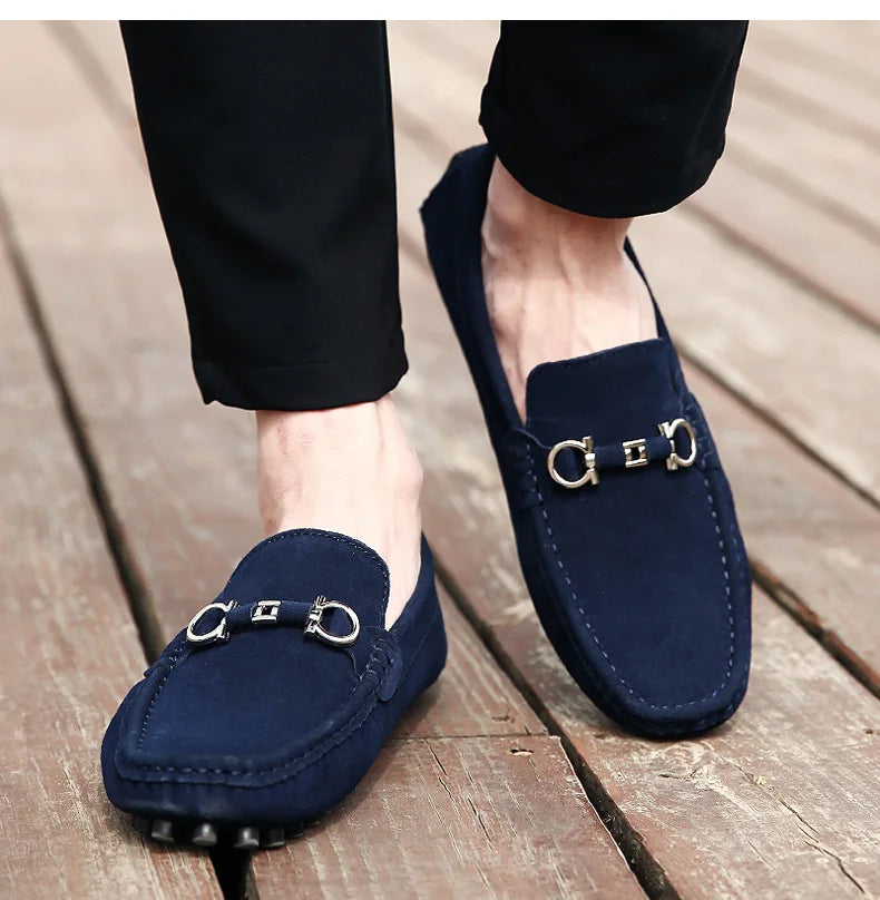 MONACO SUEDE LOAFERS
