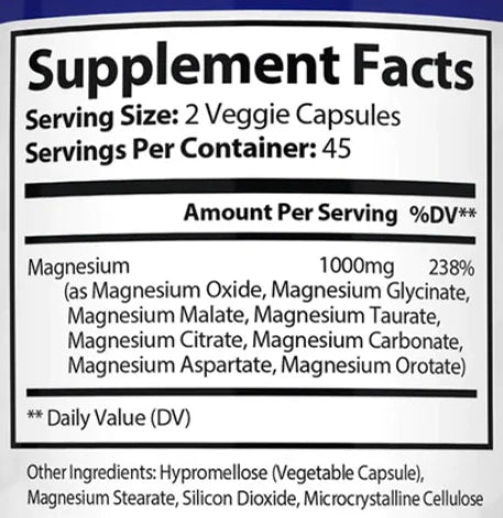 Magnesium Complex – 8-in-1 Elemental Support