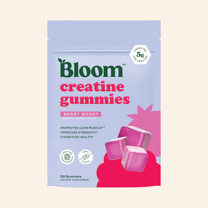 Bloom Nutrition Creatine Gummies — 5 g Creatine Monohydrate per Serving