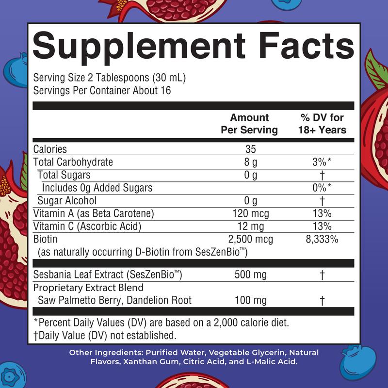 MaryRuth’s Root Radiance — Liquid Hair Support (SesZenBio + Biotin, Vitamin C)