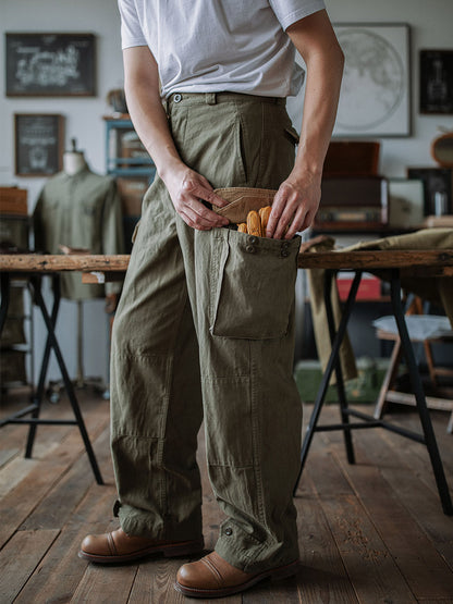 FRENCH ARMY M-47 HBT TROUSERS