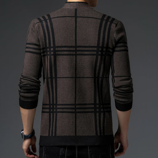 MONTROSE PLAID KNIT CARDIGAN
