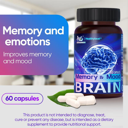 LeafStory Nootropic — Memory & Focus Support | Phosphatidylserine, Dihydromyricetin, Vitamins B6, B12 & Folate