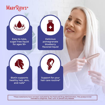 MaryRuth’s Root Radiance — Liquid Hair Support (SesZenBio + Biotin, Vitamin C)