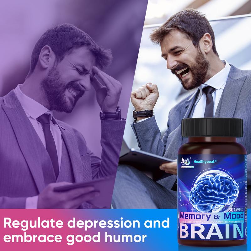 LeafStory Nootropic — Memory & Focus Support | Phosphatidylserine, Dihydromyricetin, Vitamins B6, B12 & Folate