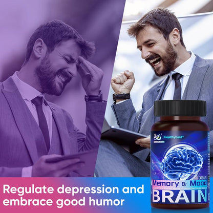 LeafStory Nootropic — Memory & Focus Support | Phosphatidylserine, Dihydromyricetin, Vitamins B6, B12 & Folate