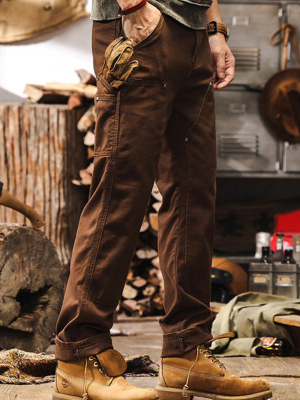 RUGGED WORKWEAR STRAIGHT-LEG UTILITY PANTS