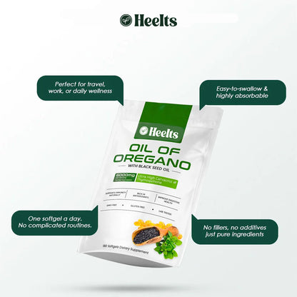 Oil of Oregano & Black Seed® – Immune Support, Digestive Health & Natural Energy Formula