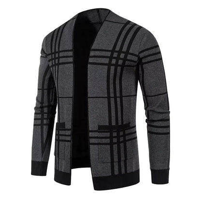 MONTROSE PLAID KNIT CARDIGAN