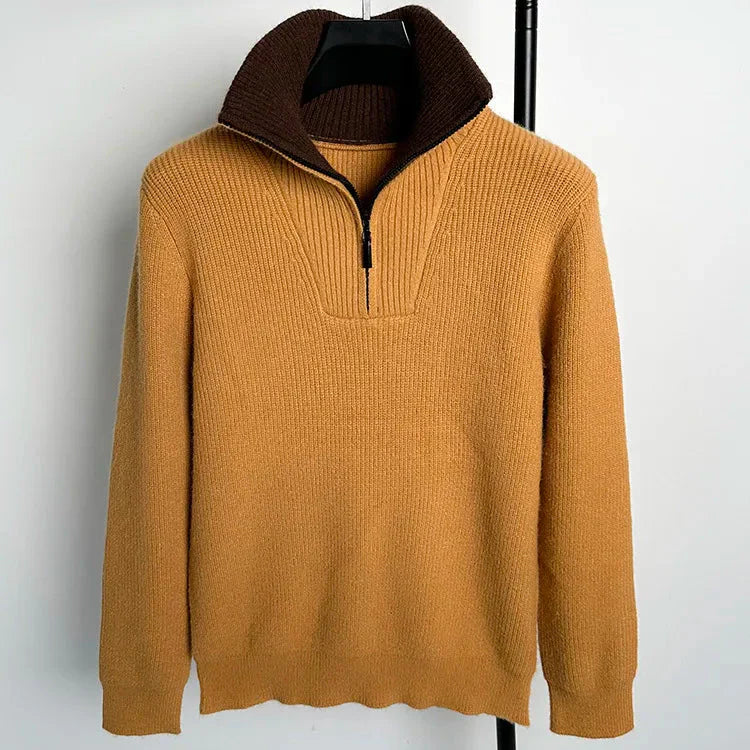 CHARLIE ZIP-UP SWEATER