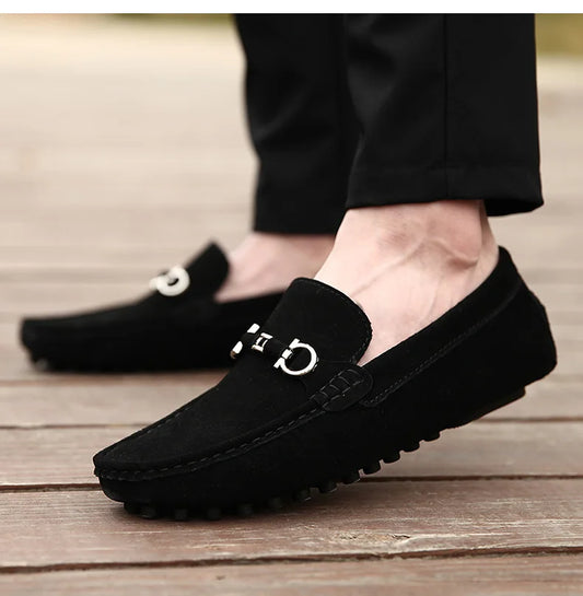 MONACO SUEDE LOAFERS
