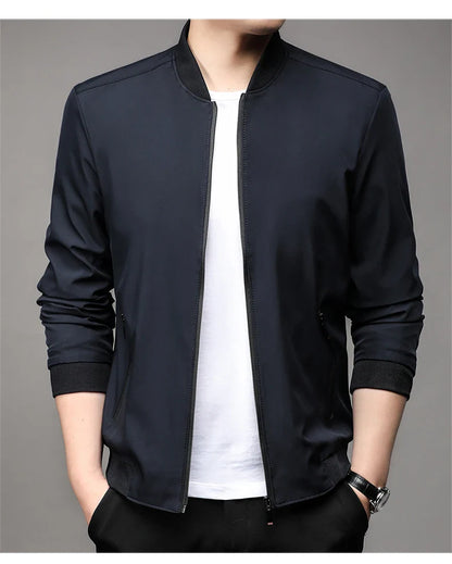 HUDSON STAND-COLLAR BLAZER
