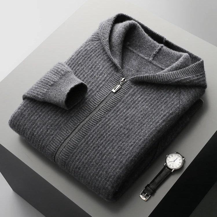 SORRENTO CASHMERE ZIP HOODIE