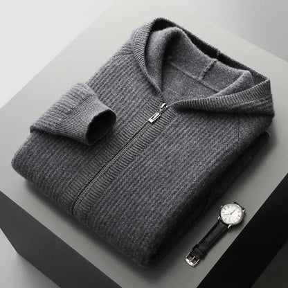 SORRENTO CASHMERE ZIP HOODIE