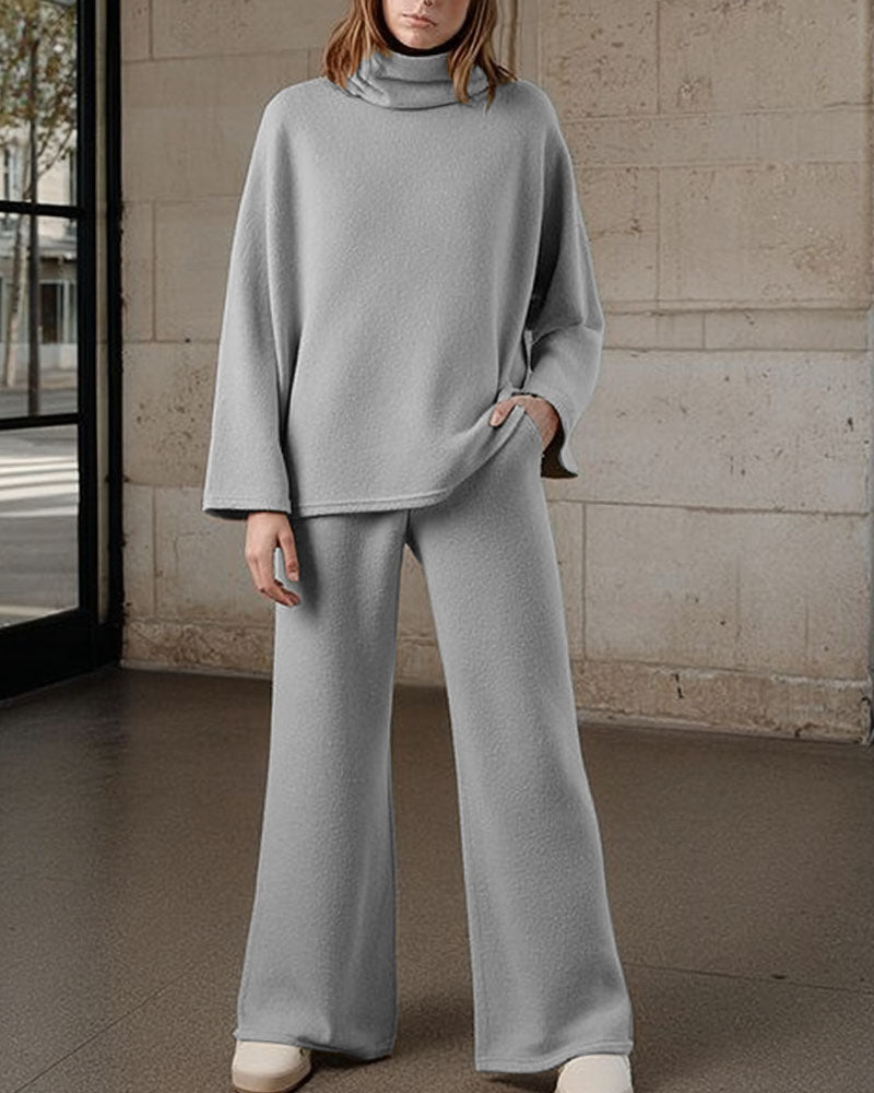 COZY TURTLENECK LOUNGE SET