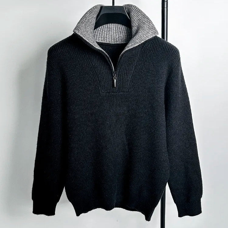 CHARLIE ZIP-UP SWEATER