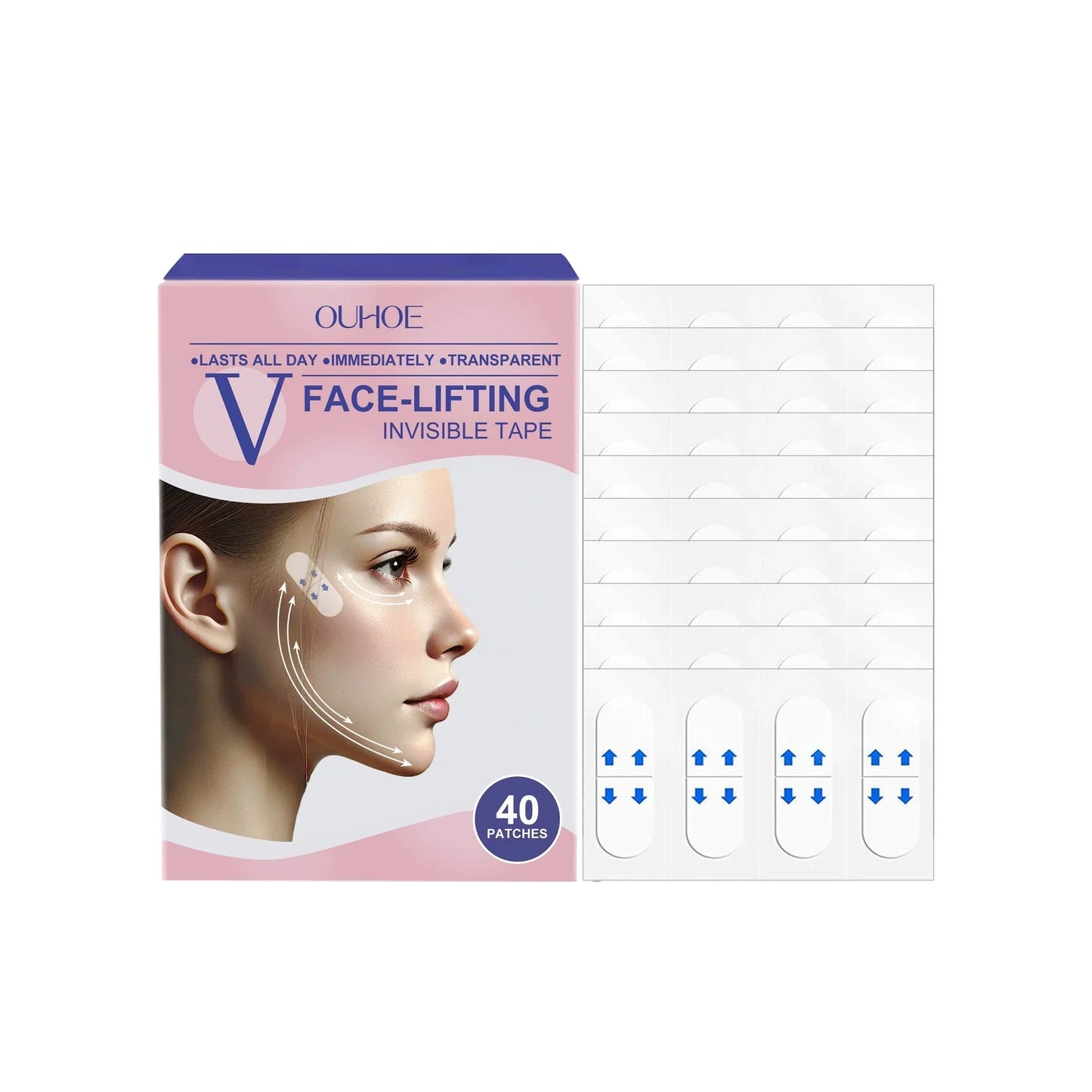 InvisiLift™ | Invisible Adhesive Tape for Facial Lifting