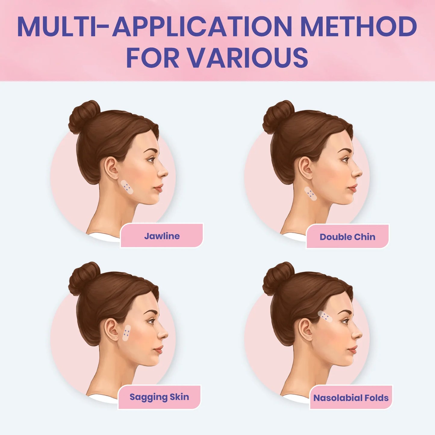 InvisiLift™ | Invisible Adhesive Tape for Facial Lifting