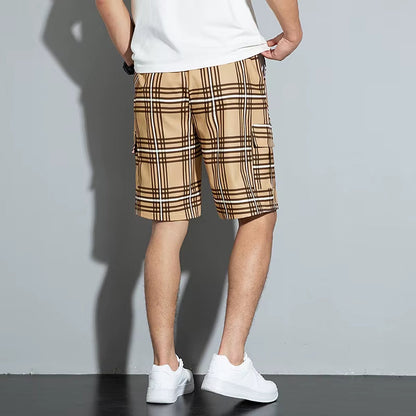 RIDGEWAY PLAID CARGO SHORTS