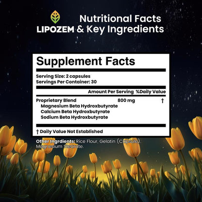 Lipozem | Advanced BHB Formula - Health Care Supplement